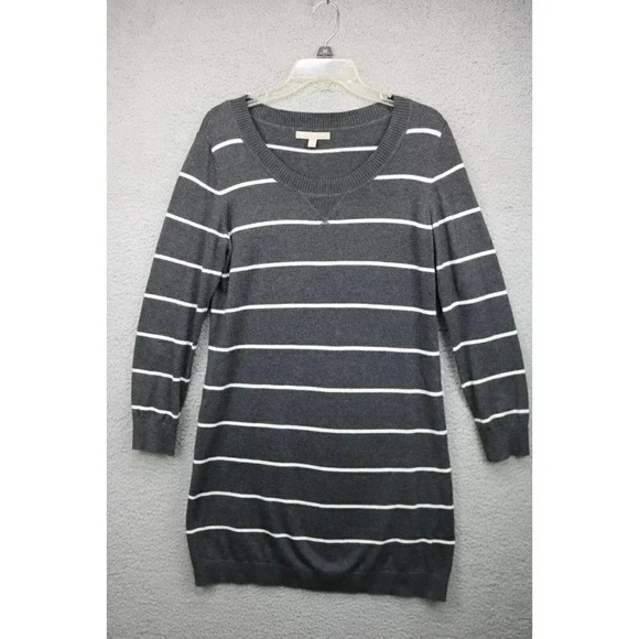 Banana Republic Long Sleeve Sweater Dress-Medium-Angora Rabbit Hair Blend - Picture 1 of 8